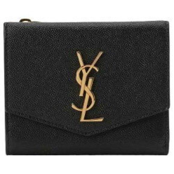 Saint Laurent YSL Bifold Monogram Wallet COMPACT Uptown Black - Picture 1 of 3